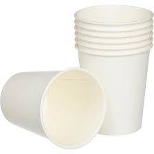 Pahare din hârtie Albe 180 ml (50 buc) / Pahar din hartie Royal 180ml (50 bc)